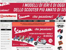Tablet Screenshot of modellismo.it